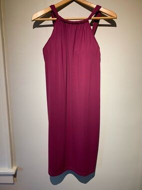 Athleta Sleeveless Halter Swim Dress Sz M